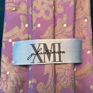 XMI Platinum Silk Necktie